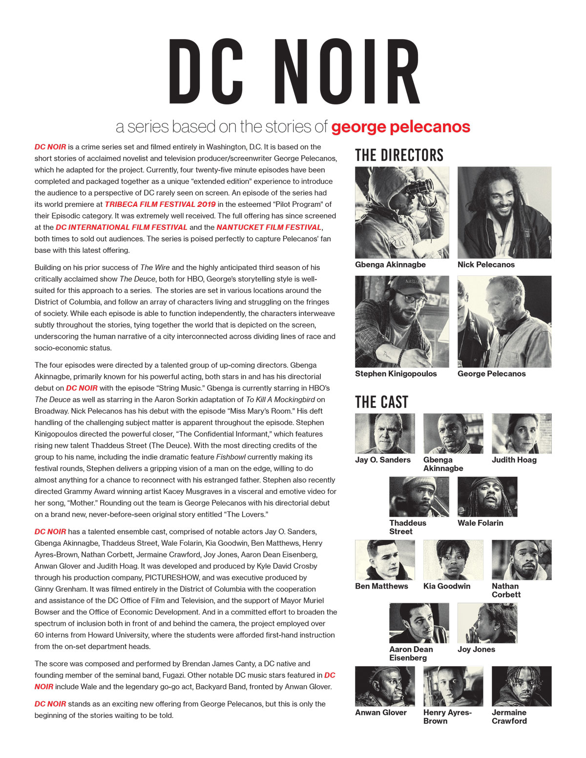 DC Noir Press Release